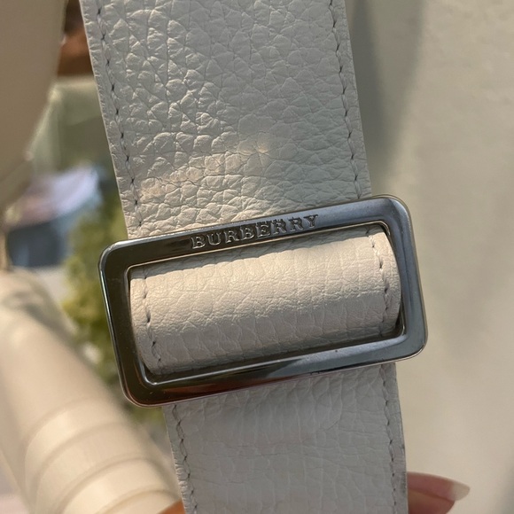Burberry Classic Clutch Wristlet Bag in White main image 7